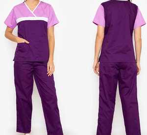 Wholesale Women Scrubs Uniform <b>Sets</b> with Logo Hospital Medical Uniforms <b>Doctor</b> Nurse Scrubs <b>Set</b> - Product Image 1