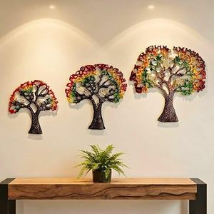Conjunto de Decoración de Pared con Diseño de Árbol Metálico, Estilo Bohemio, Hecho a Mano, Adorno Colgante para el Hogar - Product Image 2