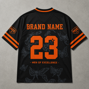 Maillot de football américain personnalisé avec impression intégrale, en maille polyester respirante, col en V, numéros contrastants, tenue d'équipe, fourniture OEM - Product Image 3
