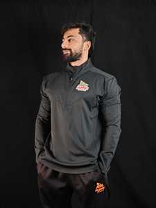 Sweat-shirt unisexe PUFFIN SPORTS personnalisé en polyester uni, col montant, coupe classique, séchage rapide, idéal pour l'automne - Product Image 3