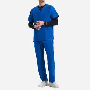 Uniformes Médicos Personalizados con Cuello Polo, Conjunto de Ropa de Trabajo Informal para Hospitales, Clínicas, Enfermeras y Doctores, Venta al Por Mayor - Product Image 1