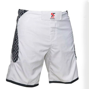 Short de boxe de haute qualité pour hommes, léger, élastique, à taille ajustable, respirant, pour le sparring - Product Image 1