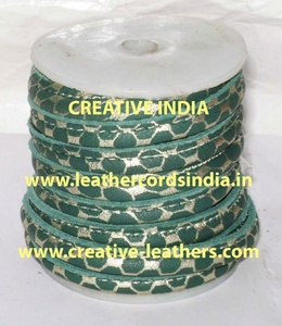 Nappa Leather <b>Cords</b> for Shoes Bags Garments Stitched Leather <b>Cords</b> in whole sale price - Product Image 3