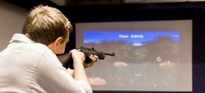 Máquina de proyector de juegos de disparos para niños con 6 modos diferentes de pistola de gel, rompecabezas divertido y experiencia de aprendizaje - Product Image 3
