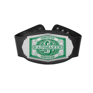 Cinturón de Campeonato Rainmaker, Cinturón Deportivo de Alta Calidad con Texto Personalizado, Cinturón con Título Personalizado para Eventos y Coleccionistas - Product Image 1