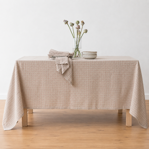 Mantel de Lino Moderno Hecho a Mano de la Mejor Calidad para Comedores, Color Sólido, Ecológico y Personalizable - Product Image 3