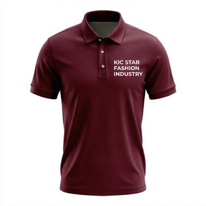 Polo en piqué pour homme avec logo personnalisé brodé, de haute qualité, 100% coton, manches courtes, coupe décontractée, jersey polo - Product Image 1