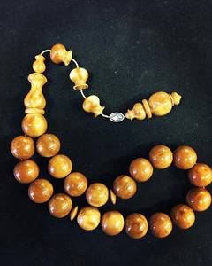 Perles de prière en crème ivoire Tasbih - Product Image 2
