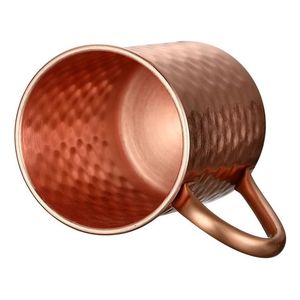 Nouveauté : Gobelet à eau en cuivre gravé, fait main, verre à boire en métal de luxe pour hôtel, cuisine et salle à manger - Product Image 4