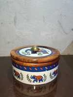 Casserole en céramique moderne avec revêtement émaillé éléphant, couvercle en acier inoxydable durable avec insert en verre, écologique, lavage à la main uniquement