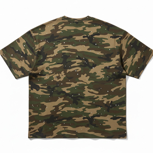 Personalized <b>Rhinestone</b> Oversized T Shirt Men Custom Print 100 Cotton Heavyweight Streetwear Hip Hop Y2K Graphic Tee <b>Top</b> - Product Image 3