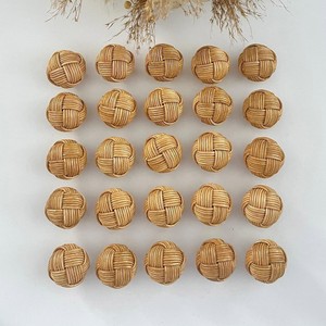 Poignées et boutons décoratifs en rotin, tissés à la main, pour portes, meubles et armoires, accessoires de quincaillerie - Product Image 6