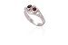 Anillo Boho de Granate, Piedra de Nacimiento de Enero, Hecho a Mano en Plata de Ley 925, Regalo Perfecto de Aniversario o Cumpleaños para Ella, Piedra de Granate de Enero - Product Image 3