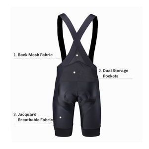 Tenues de cyclisme personnalisées de haute qualité, respirantes, grandes tailles pour adultes, en polyester, avec maillot et short, logo personnalisé, bretelles personnalisées - Product Image 2