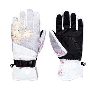Guantes de Esquí de Invierno con Estampado de Moda, Guantes Térmicos Impermeables para la Nieve para Mujer, Deportes al Aire Libre - Product Image 1
