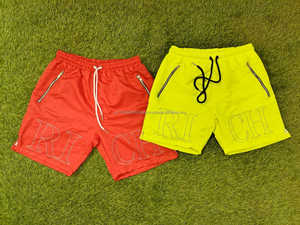 กางเกงกันลมขาสั้นผ้าไนลอนสำหรับผู้ชายพิมพ์โลโก้ได้ตามต้องการสำหรับฤดูใบไม้ร่วงฤดูร้อน - Product Image 5