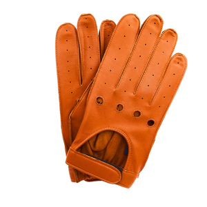 Guantes de Conducción Deportivos de Moda para Hombre, 100% Piel de Oveja, Sin Forro, Color Marrón Cognac, Ajuste Clásico, para Uso Diario, Esquí y Ciclismo - Product Image 3