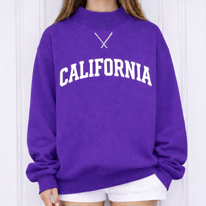 Sweat-shirt à col roulé oversize pour femme, coupe ample, en polaire d'hiver, avec logo sur le devant, manches longues, style décontracté - Product Image 2