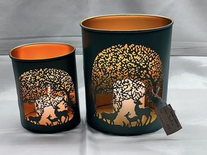 Support de bougie pilier en fer, résistant à l'eau et à la chaleur, fait main, pour décoration de Noël et de la maison - Vente en gros - Product Image 2