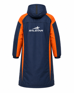 Fabricant OEM – Parka de bain imperméable à capuche personnalisée, manches longues, séchage rapide, respirante, doublure polaire, fermeture éclair, robe de change - Product Image 4