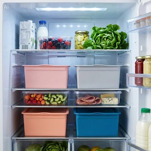 OEM Custom PP <b>Plastic</b> Storage <b>Box</b> with Lid Stackable Eco Container 3-6L Over 10kg Load - Product Image 6