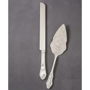 Elegante Juego de Servir de Metal para Pastel y Queso, Ideal para Bodas y Reuniones Familiares Festivas con un Diseño Atemporal - Product Image 5