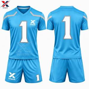 Camiseta de Fútbol de Alto Rendimiento, 100% Poliéster, Ligera, 220g, Transpirable, de Secado Rápido, Absorbe la Humedad, Estampada, Unisex, para Adultos, Ropa de Equipo - Product Image 2