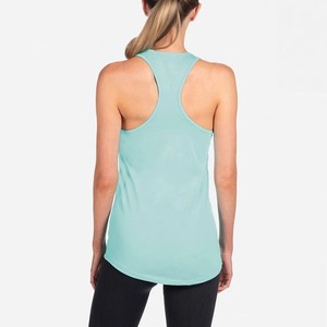 Camiseta Deportiva sin Mangas para Mujer con Logotipo Personalizado, de Algodón y Fibra de Bambú, Transpirable, Informal, de Verano, Color Sólido, Tallas Grandes, OEM, Venta al Por Mayor - Product Image 4