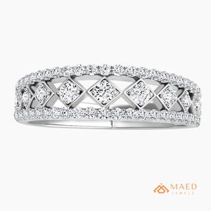 Anillo de Compromiso de Plata de Ley 925 con Moissanita Vintage, Anillo de Boda, Regalo de Joyería de Lujo para Mujer - Product Image 1