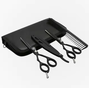 Kits de tijeras para cortar cabello, 25 juegos de tijeras de peluquería de acero inoxidable, tijeras profesionales para entresacar cabello para barberos - Product Image 5
