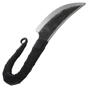 Couteau de camping médiéval antique en acier au carbone forgé, support de personnalisation ODM/OEM, utilisation industrielle et en cuir - Product Image 3