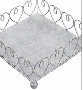 Juego de 2 servilleteros metálicos de diseño de primera calidad, perfectos para el almacenamiento elegante de papel tisú y decoración de mesa. - Product Image 3