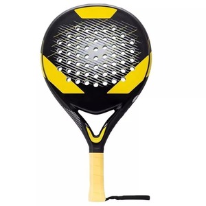 Raquette de padel professionnelle en fibre de carbone avec filet en nylon, légère, antidérapante, personnalisable, de haute qualité - Product Image 1