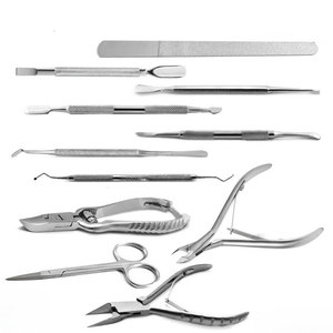 Kit de Instrumentos Quirúrgicos Profesionales de Acero Inoxidable para Podología y Cirugía de Uñas Encarnadas, para Tratamiento Avanzado del Cuidado de los Pies - Product Image 1