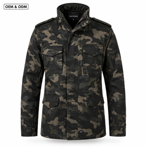 OEM ODM Custom <b>Mens</b> Camouflage Field <b>Jacket</b> Military Style Tactical Outdoor <b>Utility</b> Workwear <b>Jacket</b> Private Label Wholesale - Product Image 2