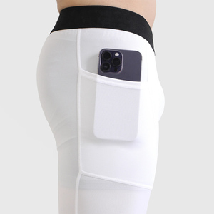 Leggings de compression pour hommes de haute qualité à faible MOQ - Spandex/Nylon/Coton respirant et ajustable, couleurs et impressions personnalisées - Product Image 5
