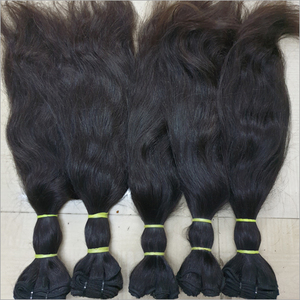 Extensiones de Cabello al por Mayor, Paquetes de Cabello Liso para Trenzas, Cabello de Alta Calidad, Sedoso y Liso para Trenzar - Product Image 1