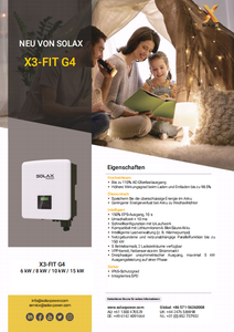 Convertisseur solaire hybride triphasé hors réseau SolaX 8,0 kW pour système de stockage d'énergie domestique avec MPPT IP65 et commutation rapide - Product Image 4
