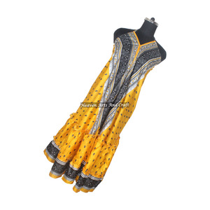 Vestidos Largos de Seda Estilo Sari Vintage Occidental, Nueva Colección Bohemia, Vestidos Elegantes de Noche sin Mangas para Mujer - Product Image 1