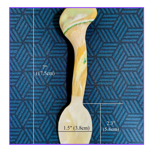 ช้อนชาไม้ด้ามยาว 7 นิ้ว ขัดเงา ดีไซน์มินิมอล ของขวัญ - Product Image 1