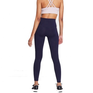 <b>Womens</b> Custom Design Cheap Price Knee-Length <b>Leggings</b> Yoga Pants Pockets Mid Waist Four-Way Stretch Gym Workout Running Sports - Product Image 2