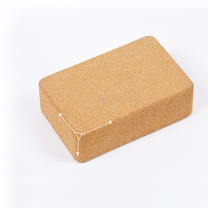 Blocs de yoga en liège naturel recyclé, écologiques, haute densité, semi-circulaires, avec logo personnalisé, en matériau de liège pour l'équilibre - Product Image 3
