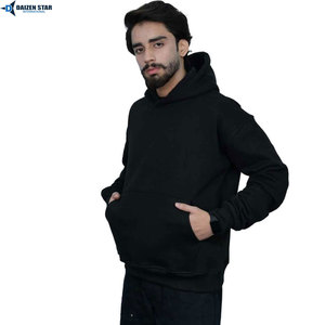 Men's Winter Fleece Hoodies Custom Logo Thick Warm Pullover Hoodies Bulk Wholesale Manufacturer - Product Image 4