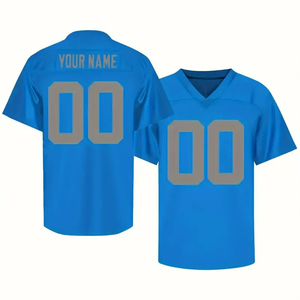 Wholesale Latest Design Football Jersey Orange Custom <b>Name</b> Number Two Color Mens Youth Made OEM ODM Service Breathable Quick Dry - Product Image 1