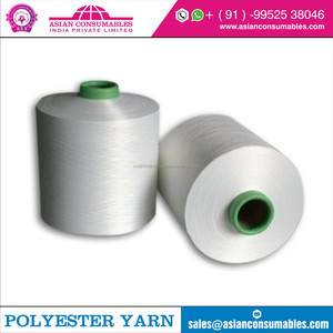NE 24s/1 <b>100</b>% <b>Polyester</b> Core Spun <b>Yarn</b> Ring Spun Texturized Anti-Pilling Eco-Friendly Anti-Bacteria High Tenacity Raw Pattern - Product Image 2