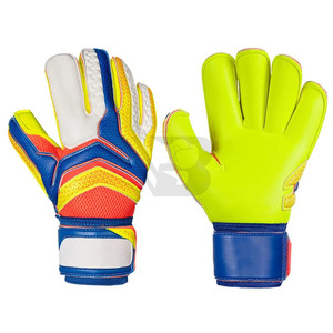 Goalkeeper Gloves <b>Custom</b> Durable Super Grip Wear Resistant Flexible Latex Finger Protective Soccer Goalkeeper Gloves - Product Image 1