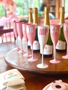 Copas de Vino Acrílicas Reutilizables para Novia y Damas de Honor, 150 ml, Personalizadas, Ecológicas, Coloridas, para Celebraciones - Product Image 2