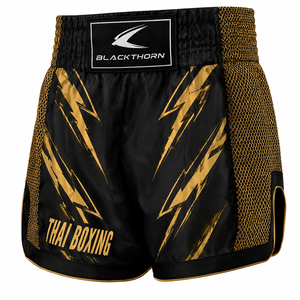 Pantalones Cortos Deportivos para Hombre, Muay Thai MMA, Cintura Media, Secado Rápido, Transpirables, Estampados, Satinados, 100% Poliéster - Product Image 2