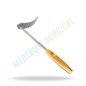 Retractor de Seno Marx de 27 cm, Instrumento Quirúrgico, Hoja de 130x25 mm, Retracción de Tejido, Uso en Cirugía Plástica - Product Image 4