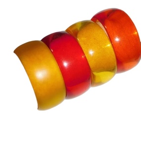 New Best Quality Classic <b>Red</b> Resin Bangle <b>Bracelet</b> Unisex Stylish Design Fashion Jewelry Gift Anniversary Wedding With Woman - Product Image 6